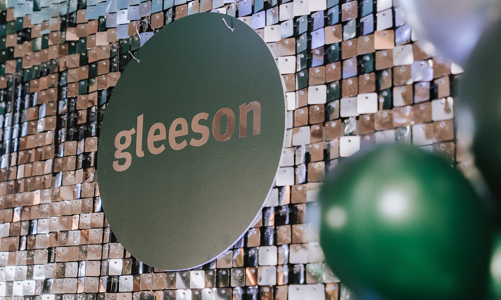 Bespoke foam disc with custom logo for corporate event.