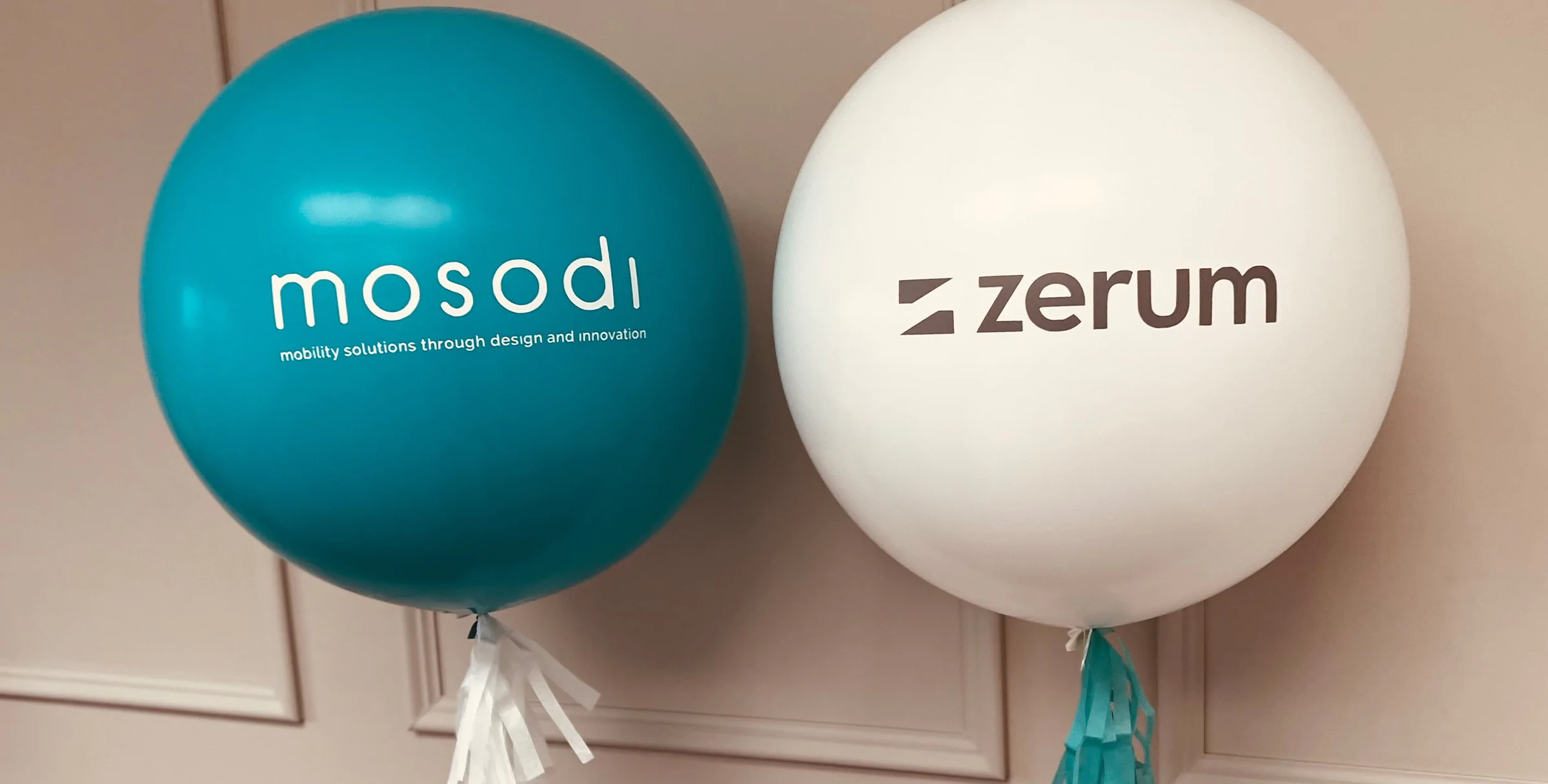 Branded Corporate Balloons for hire from Elizabeth James Events