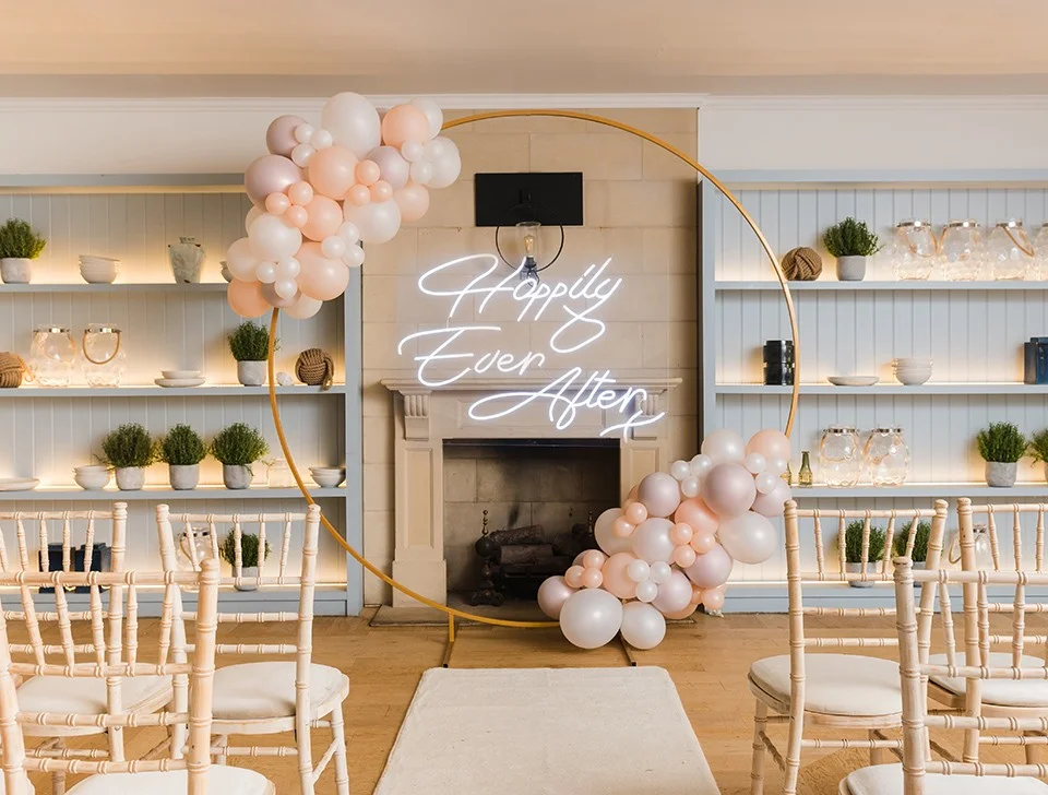 Neon Signs For Hire In The Surrey Area - 'Happily Ever After' Neon Sign