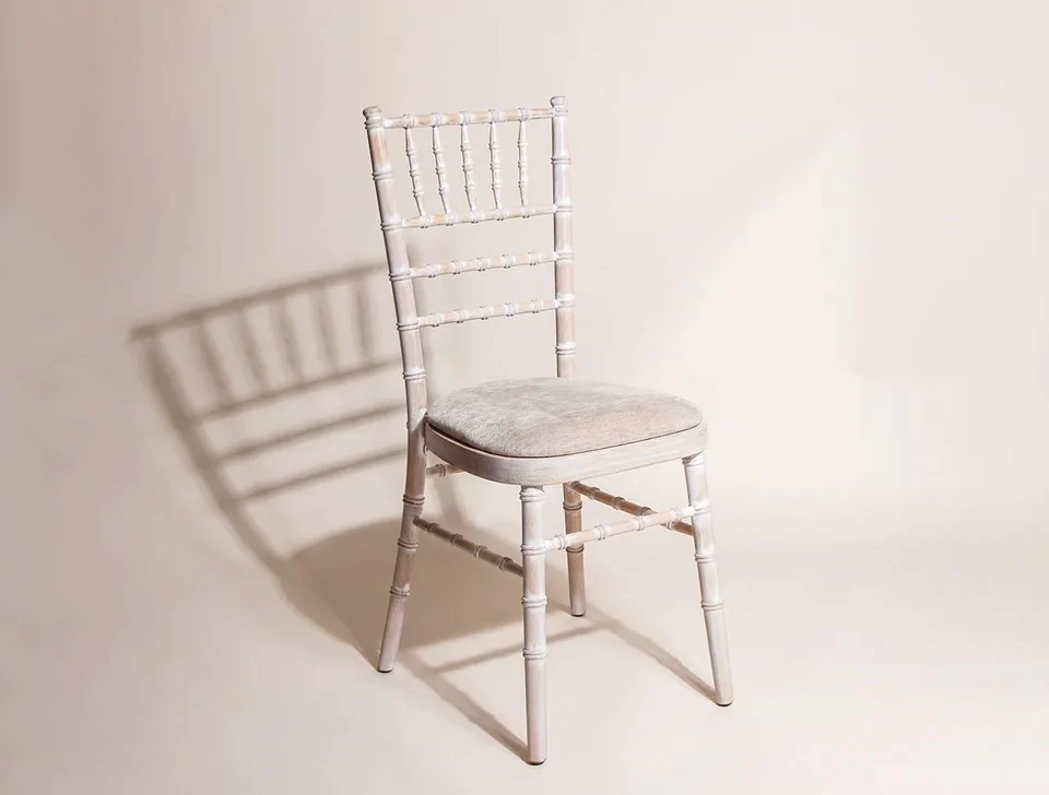 Premium Wedding Chairs For Hire - Limewash Chiavari Chairs