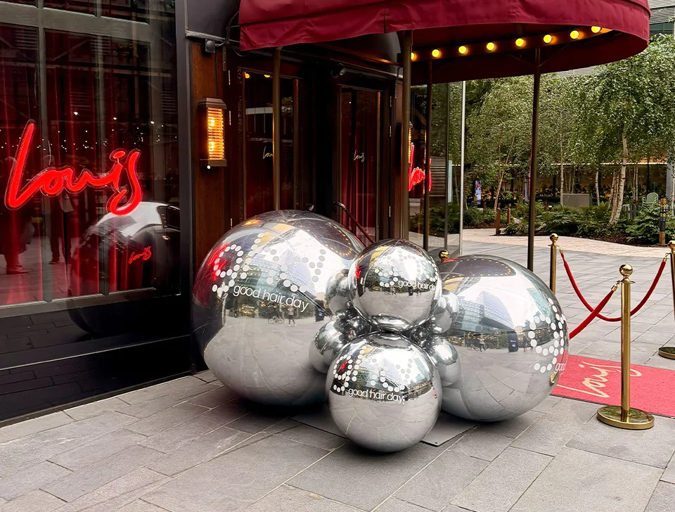 Trending Event Decor - Silver Spheres