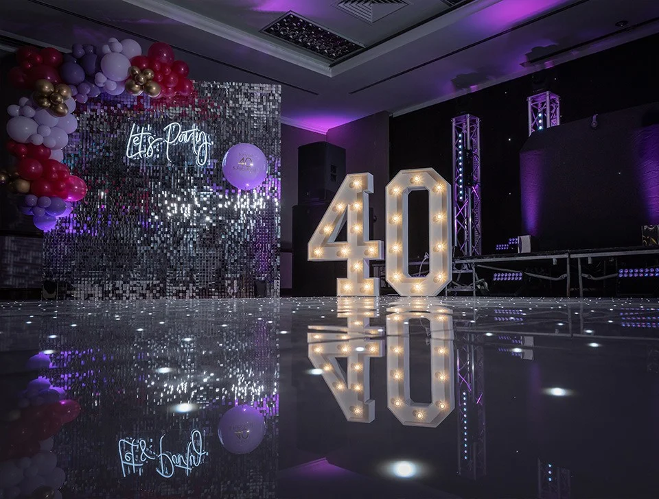 Decor Options For Petwood Hotel - The Big Birthday Bash Package