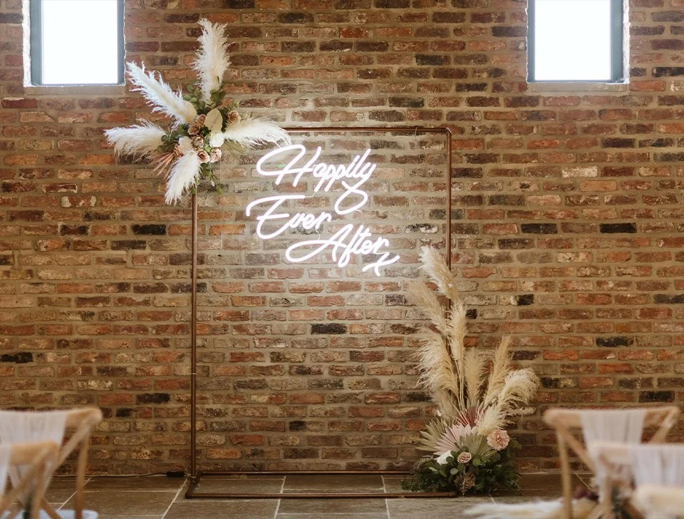 Decor Options For Fitzleroi Barn - The Copper Wedding Package