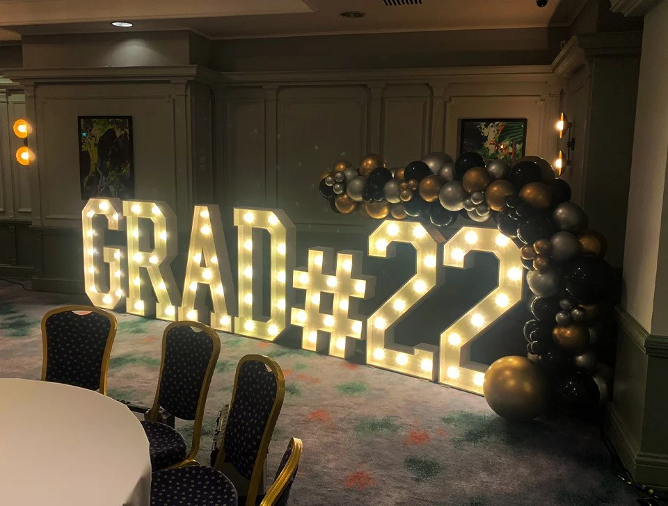 Hedge End Prom Styling & Decor Hire - The University Ball Package